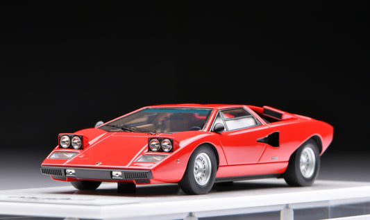 1:43 MakeUp Lamborghini Countach LP400 (Head lamp up)  Red EM822B