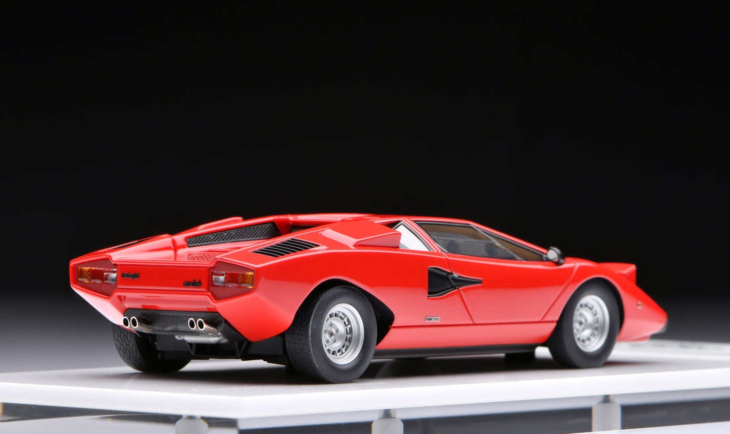 1:43 MakeUp Lamborghini Countach LP400 (Head lamp up)  Red EM822B