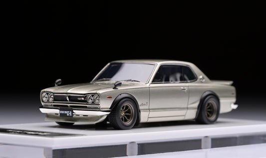 1:43 MakeUp Nissan Skyline 2000 GT-R KPGC10 RS watanabe 8 spoke VM273A