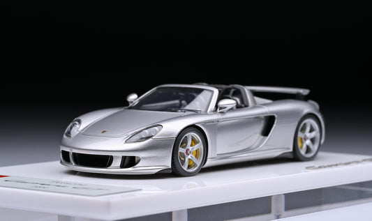 1:43 Make Up Porsche Carrera GT 2004 Wing Up GT Silver EM567A