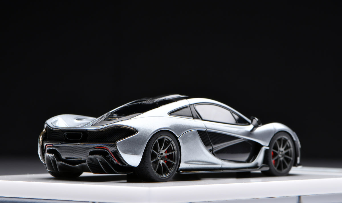1:43 MakeUp McLaren P1 2013 Ice Silver EM741E