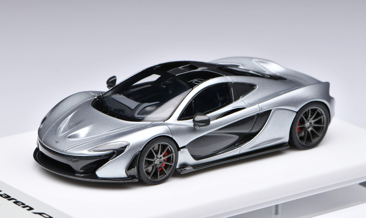 1:43 MakeUp McLaren P1 2013 Ice Silver EM741E