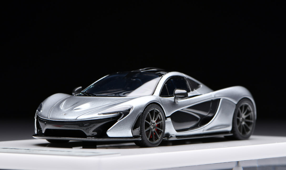 1:43 MakeUp McLaren P1 2013 Ice Silver EM741E