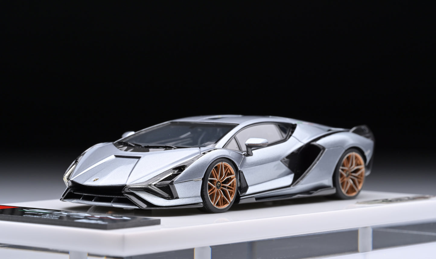 1:43 MakeUp Lamborghini SIAN FKP37 Grigio Antares EM533E