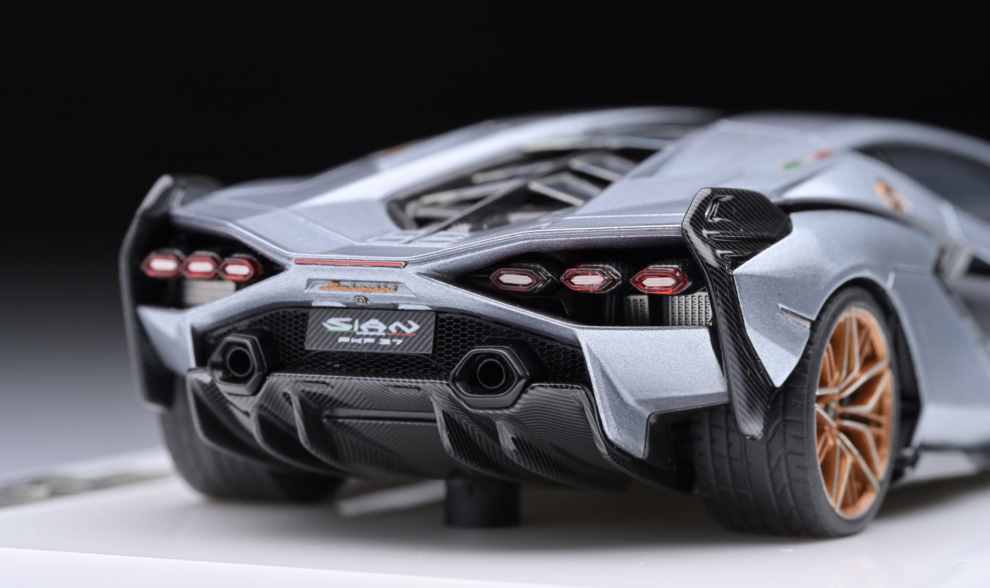 1:43 MakeUp Lamborghini SIAN FKP37 Grigio Antares EM533E