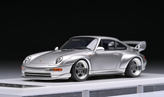 1:43 MakeUp Porsche 911 993 GT2 Street Silver VM114A