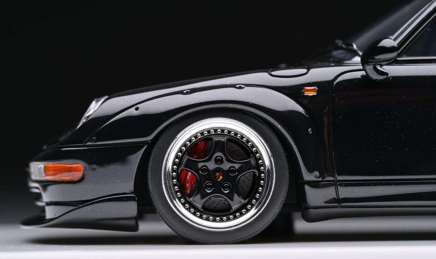 1:43 MakeUp Porsche 911 993 GT2 Street Black Metallic VM114J