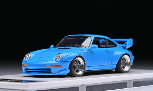 1:43 MakeUp Porsche 911 993 GT2 Riviera Blue VM114F