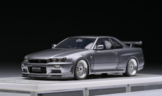 1:43 MakeUp Nissan Skyline GT-R (BNR34) V-spec II 2000 (BBS LM Wheel) EM509C
