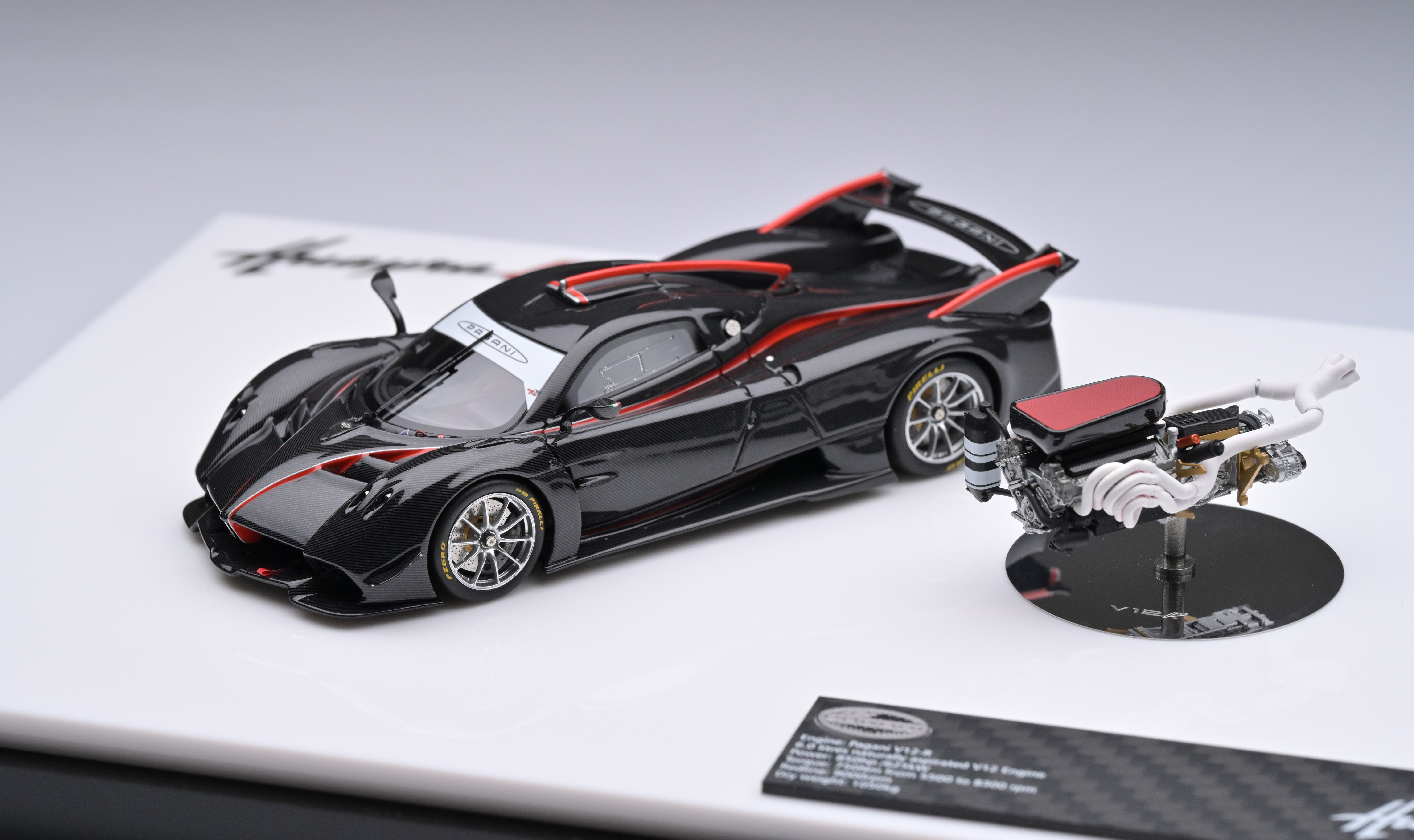 ミニカー FIGART MODEL Pagani Huayra R 1/43 1:43 Figart Pagani Huayra R Engine Set Version – Venom Model