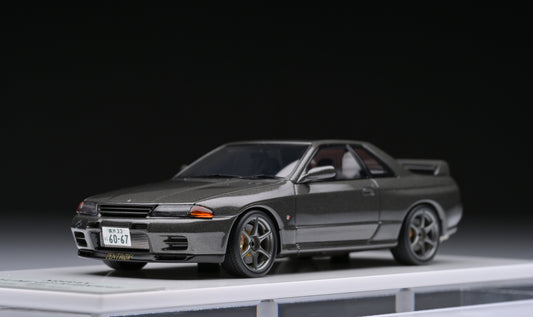 1:43 MakeUp Nissan Skyline GT-R R32 by Hiroshi Tamura Gun Gray Metallic EM784