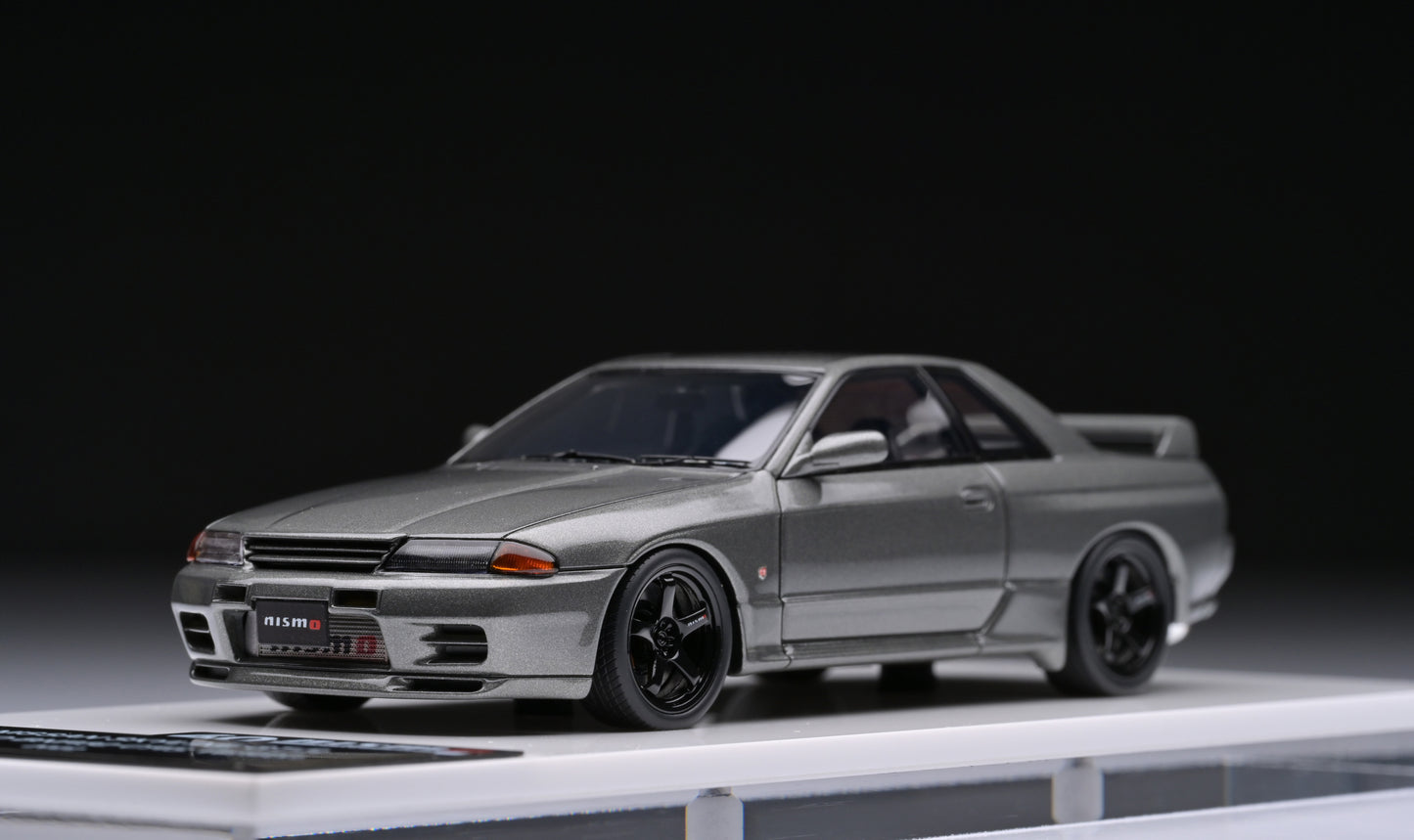 1:43 MakeUp Nissan Skyline GT-R NISMO BNR32 CRS Version Dark Metal Gray EM79