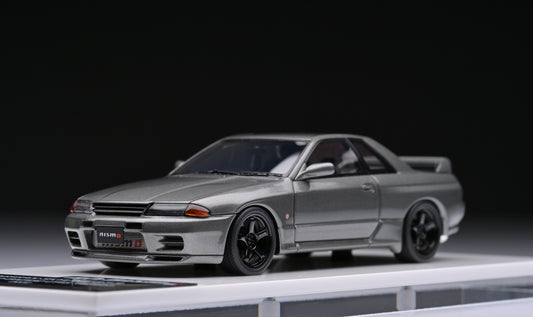 1:43 MakeUp Nissan Skyline GT-R NISMO BNR32 CRS Version Dark Metal Gray EM79