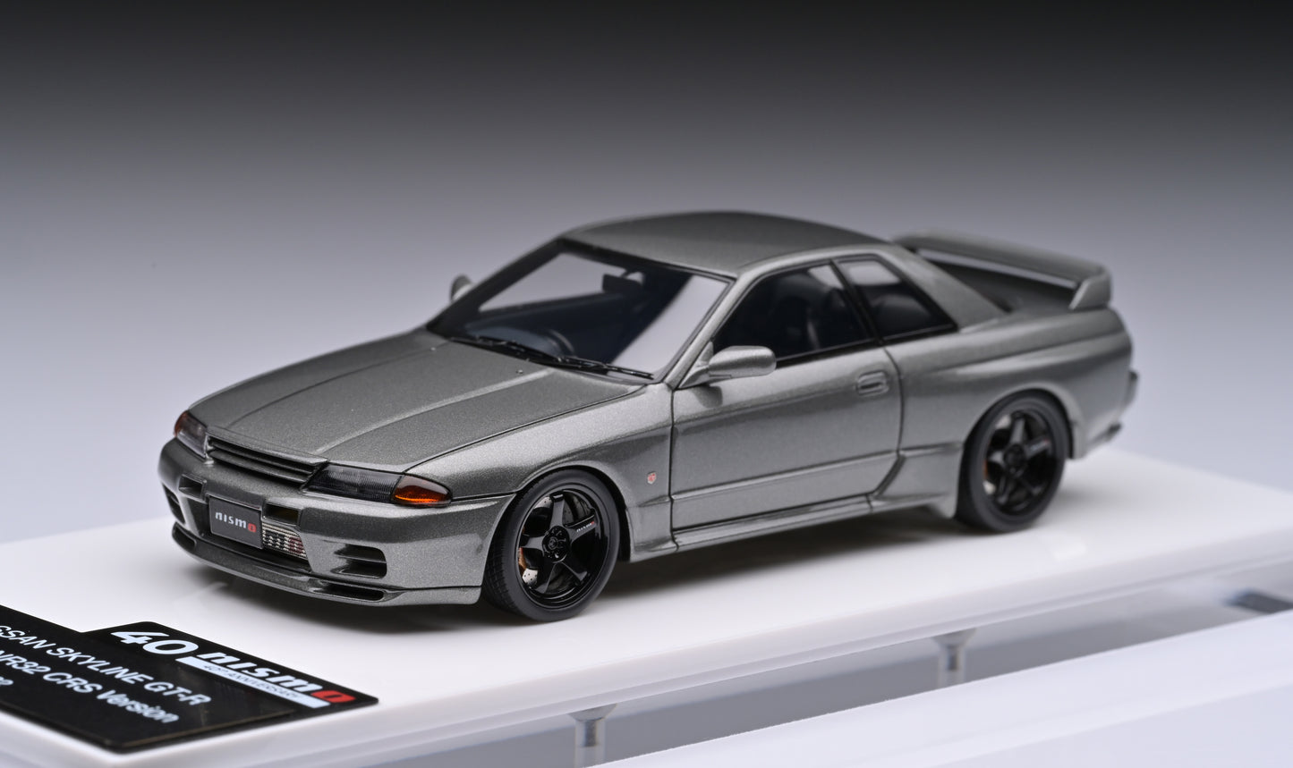 1:43 MakeUp Nissan Skyline GT-R NISMO BNR32 CRS Version Dark Metal Gray EM79