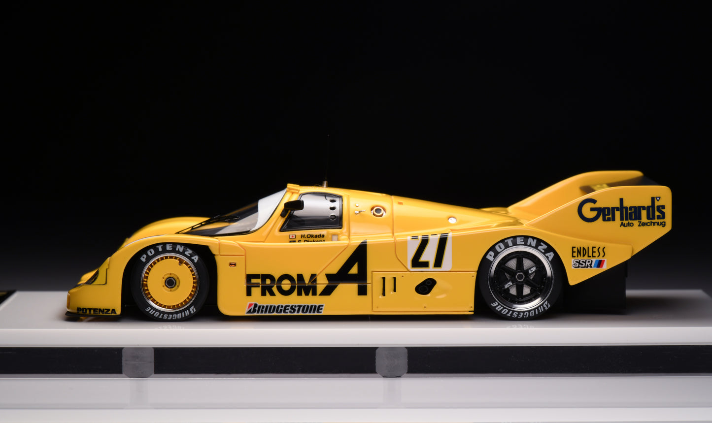 1:43 MakeUp Porsche 9626C"FROM A"WEC IN JAPAN 1988 No.27 VM315