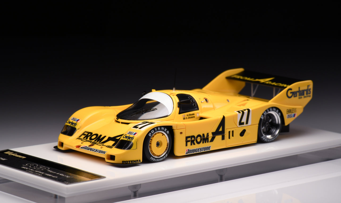 1:43 MakeUp Porsche 9626C"FROM A"WEC IN JAPAN 1988 No.27 VM315