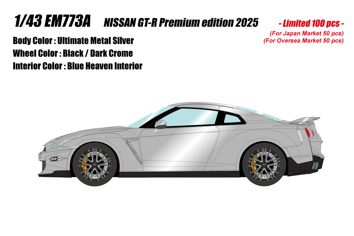 Pre-Order 1:43 MakeUp EM773 NISSAN GT-R Premium edition 2025